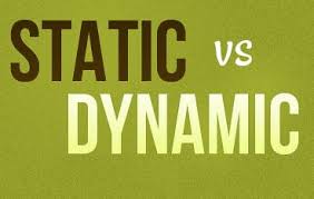 Difference between Static website and Dynamic website?